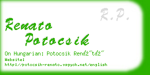 renato potocsik business card